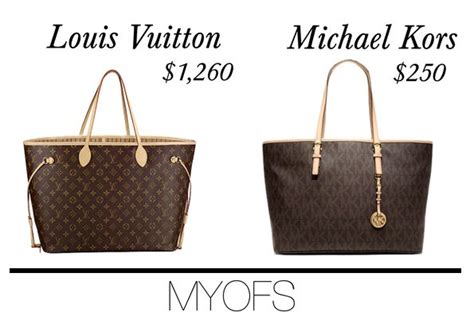 michael kors vs louis vuitton